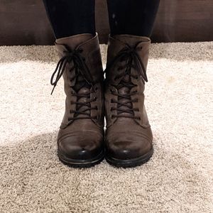 Steve Madden Fame Lace Up Combat Boots
